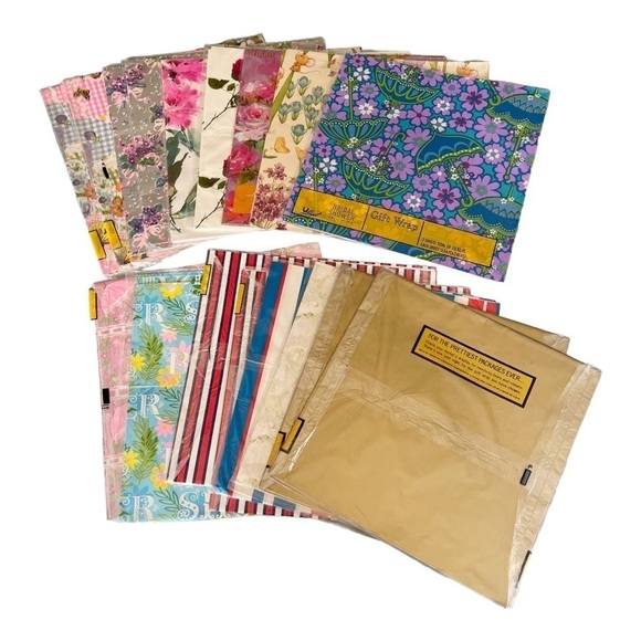 Vintage Wrapping Paper Lot - Picture 2 of 4